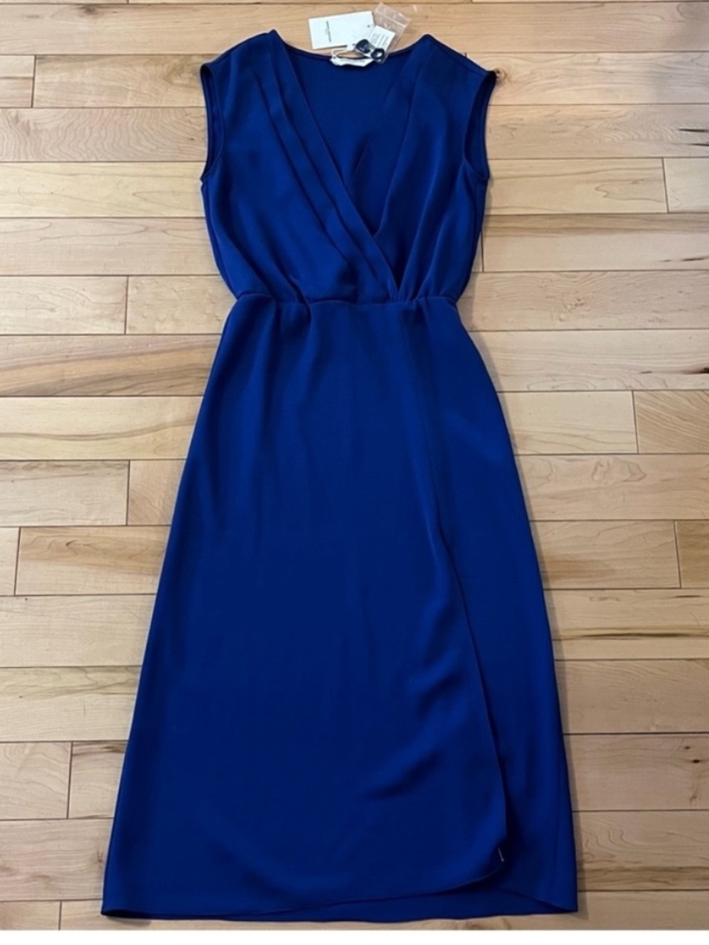 NWT Amanda Uprichard | REVOLVE Matthews Dress in Admiral Blue, Size Extra Small - Picture 2 of 8